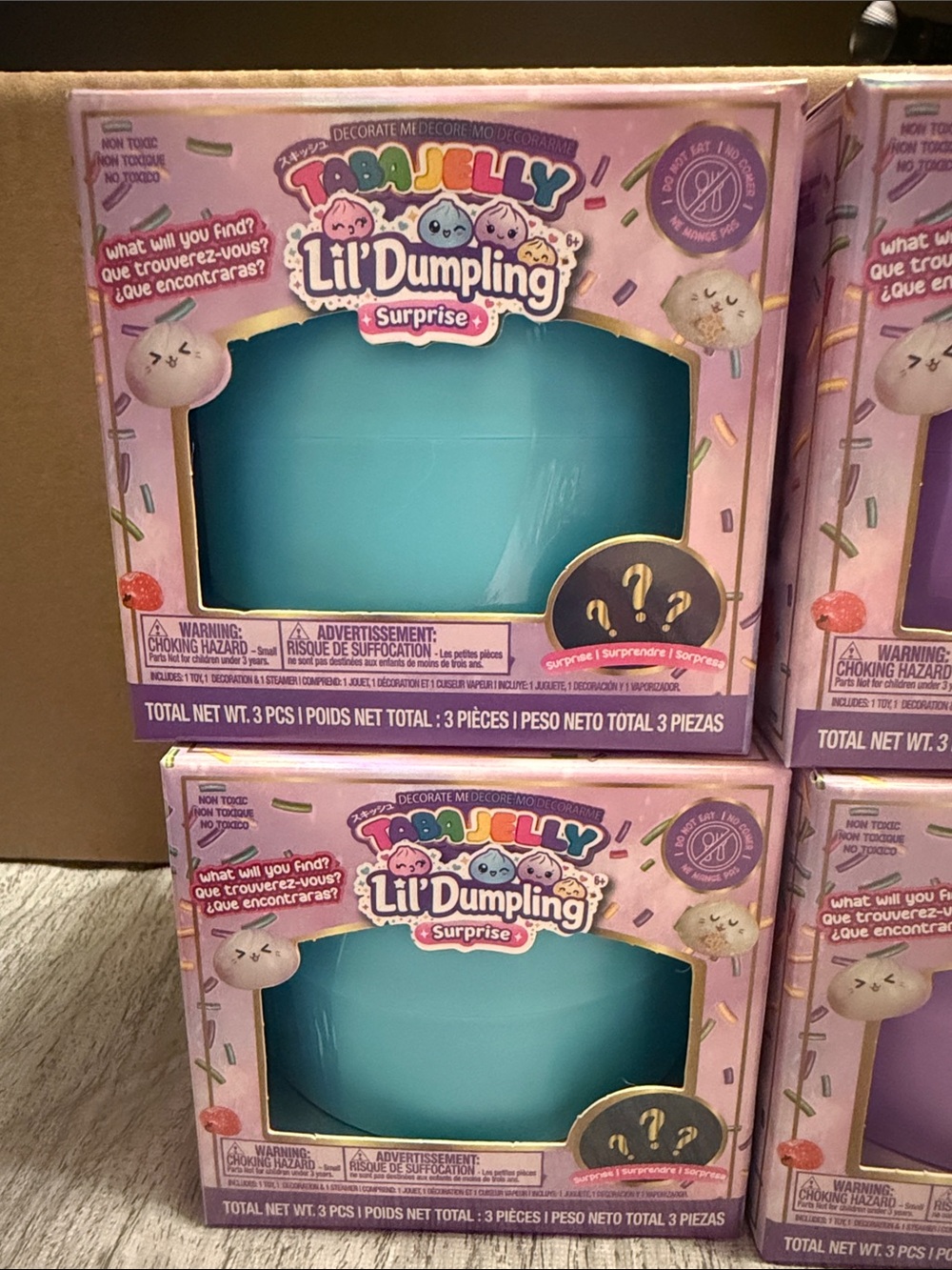 SET OF 2  Lil' Dumpling Surprise Playset - Aqua